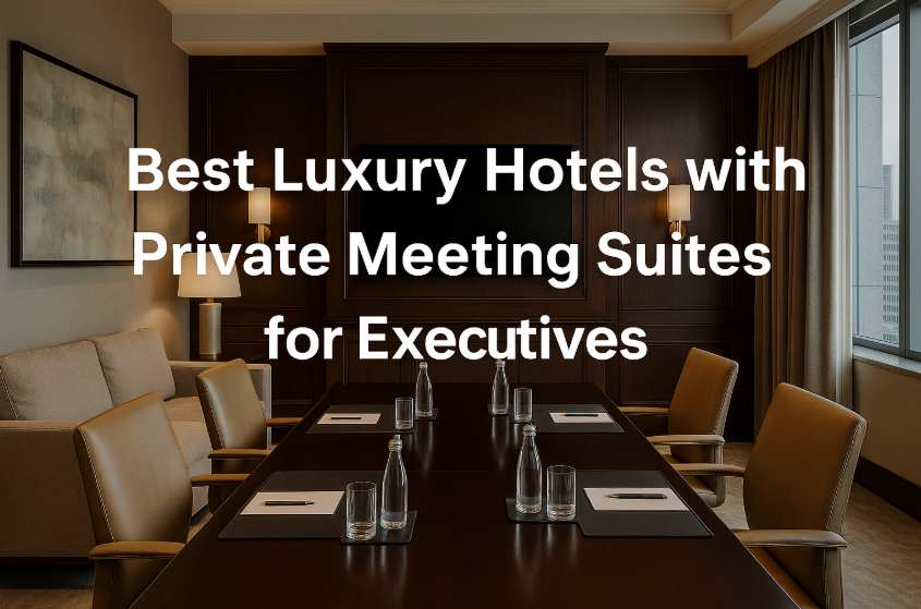 Best Luxury Hotels With Private Meeting Suites For Executives